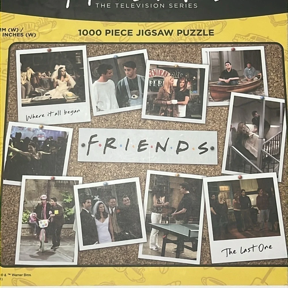 TV Show Friends,‎ The Television Series 1000 Piece Jigsaw Collectible Puzzle